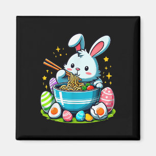 Íman Coelho de Páscoa Ramen Kawaii Macarrão Japonês Mul