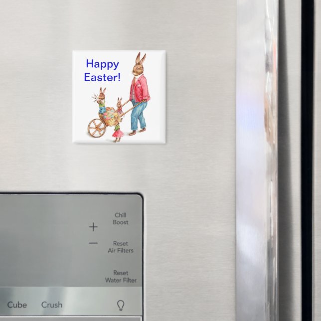 Íman Coelho e família da Páscoa-do-campo, ZSSG (In Situ (Fridge))