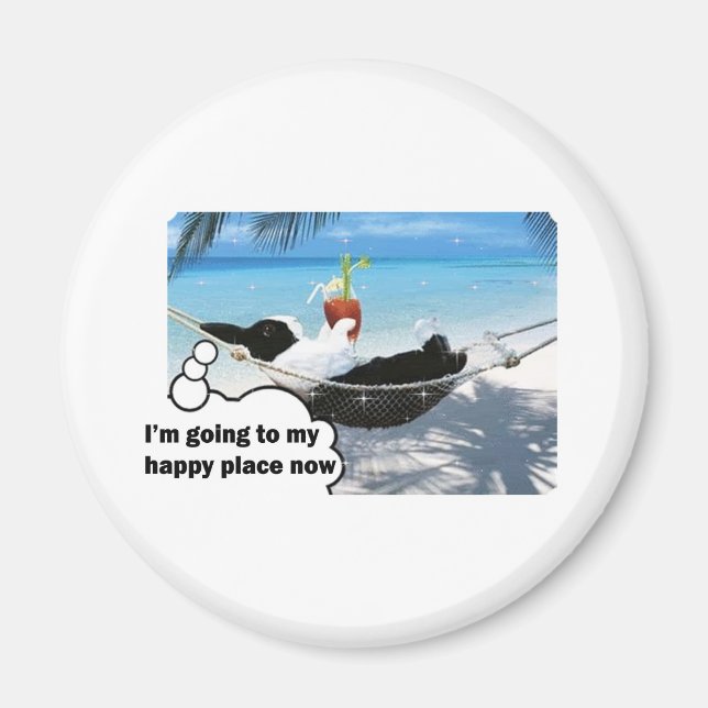 Íman Coelho holandês em lugar feliz (Frente)