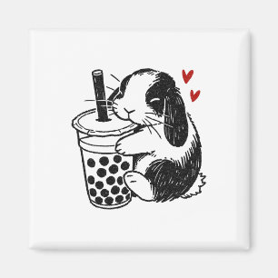 Íman Coelho Holland Lop Ama Bunny do Chá Boby e Bolha