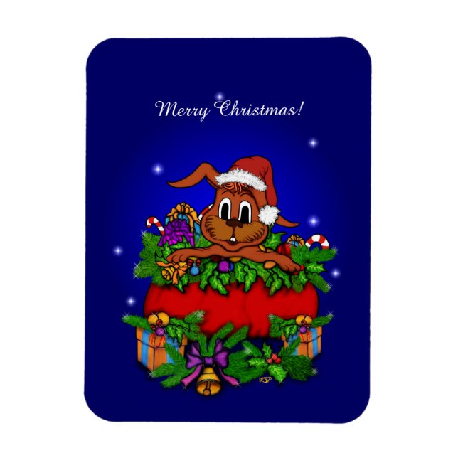Íman Coelho Natal (Vertical)