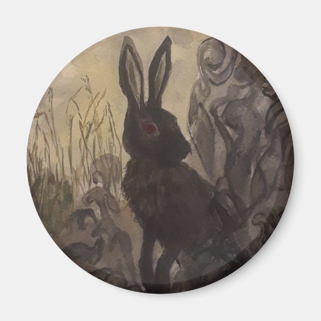 Íman Coelho Negro da Inle (Frente)