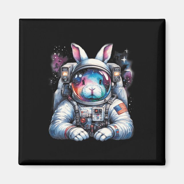 Íman Coelho Páscoa Exterior Rabbit Usa Divertido (Frente)