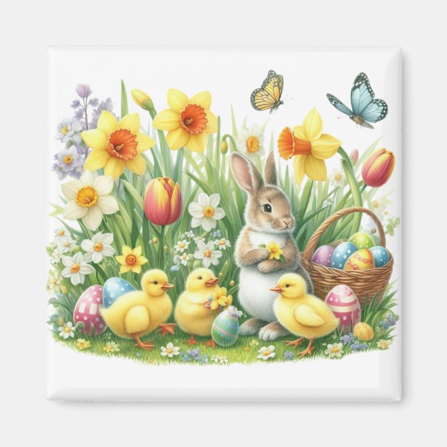 Íman Coelho/primavera Clássico/Vintage/frango (Frente)