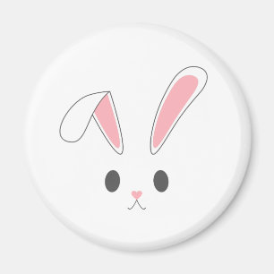 Íman Coelho Simples e Bonito da Páscoa Magnet