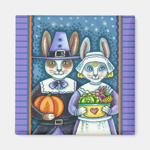 ÍMAN COELHOS DE PILGRIM, OBRIGADO A COLHEITA DE HARE, B