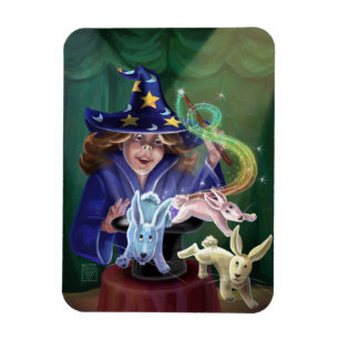 Íman Coelhos Magic Act do Chapéu