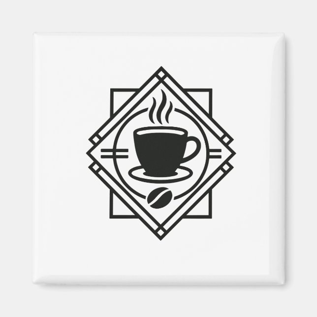 Íman Coffee Emblem Magnet  (Frente)