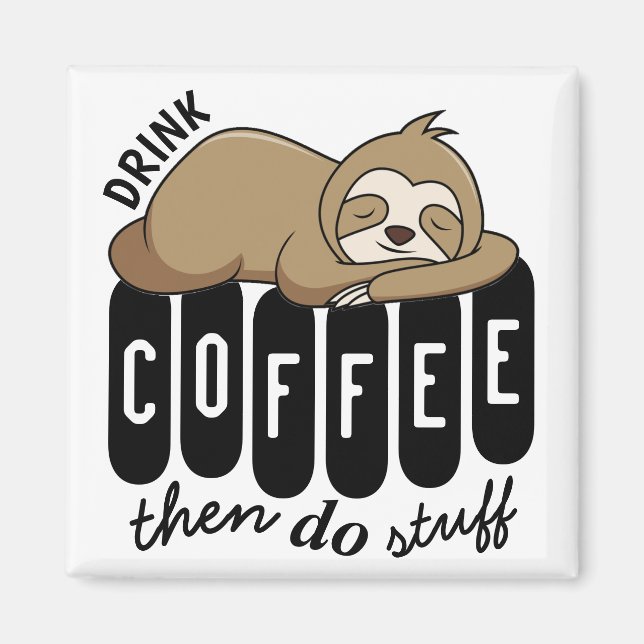 Íman Coffee Sloth Coffee Coce (Frente)