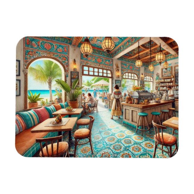 Íman Coffeeshop em Cancún México (Horizontal)