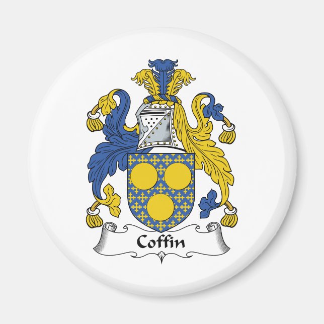 Íman Coffin Family Crest (Frente)