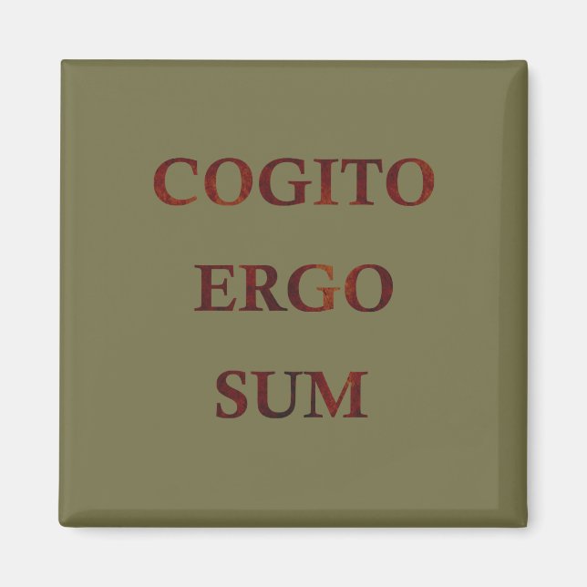 Íman Cogito ergo sum (Frente)