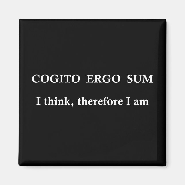 Íman Cogito ergo sum (Frente)