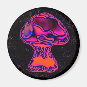 Íman cogumelo psychodelic