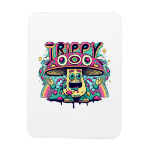 Íman Cogumelo Trippy Feliz