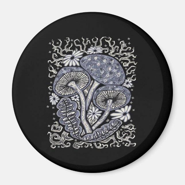 Íman Cogumelos E Whimsigoth (Frente)