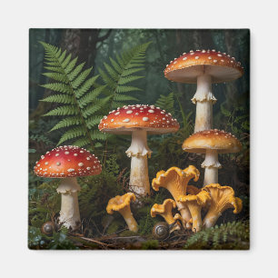 Íman Cogumelos Fly Agaric Floresta Botânica