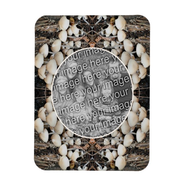 Íman Cogumelos Selvagens - Imagem Natural Adiciona Sua  (Vertical)