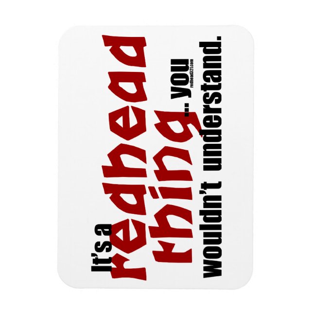 Íman Coisa da ruiva (Vertical)