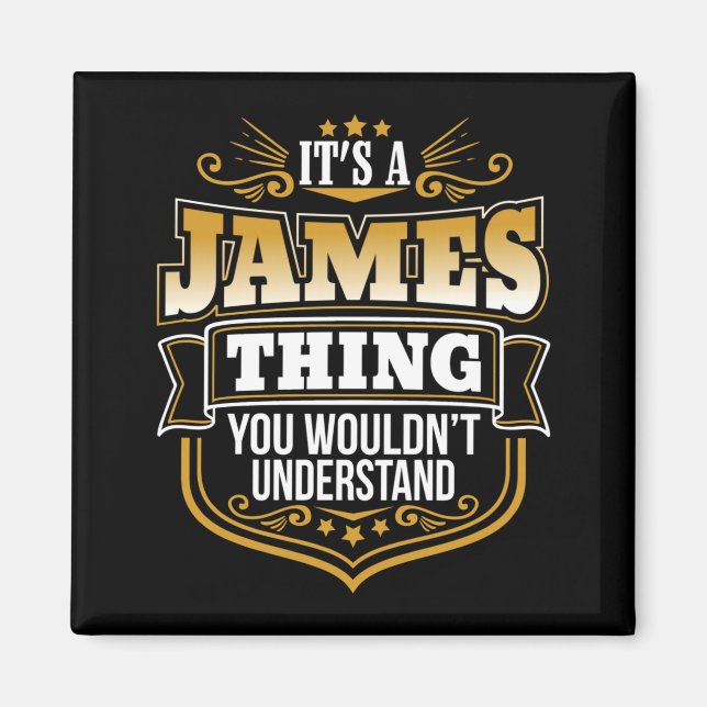 Íman Coisa de Homem que James Não Entenderia Engraçado (Frente)