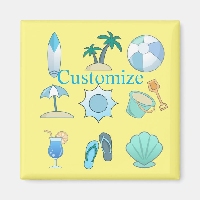 Íman Coisas da vida na praia Thunder_Cove (Frente)