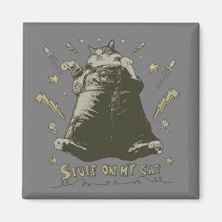 Íman Coisas no meu gato - Gato Gordo