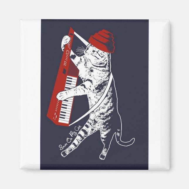 Íman coisas no meu gato - keytar (Frente)