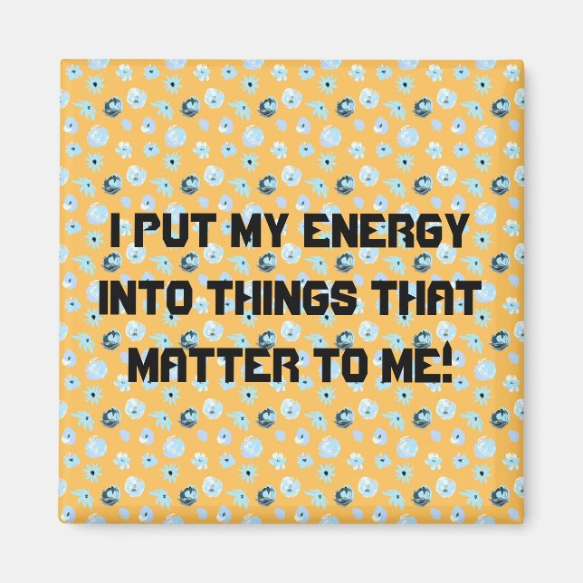 Íman Coisas que importam (Frente)