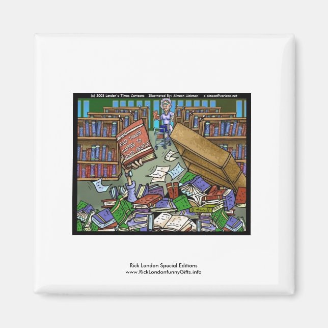 Íman Coisas Ruins Acontecem 2 Boas Pessoas Engraçadas M (Frente)