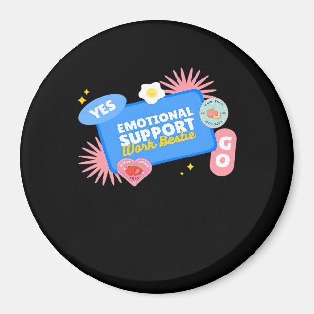 Íman Colaborador de Ajuda Emocional - Oferta de Escritó (Frente)