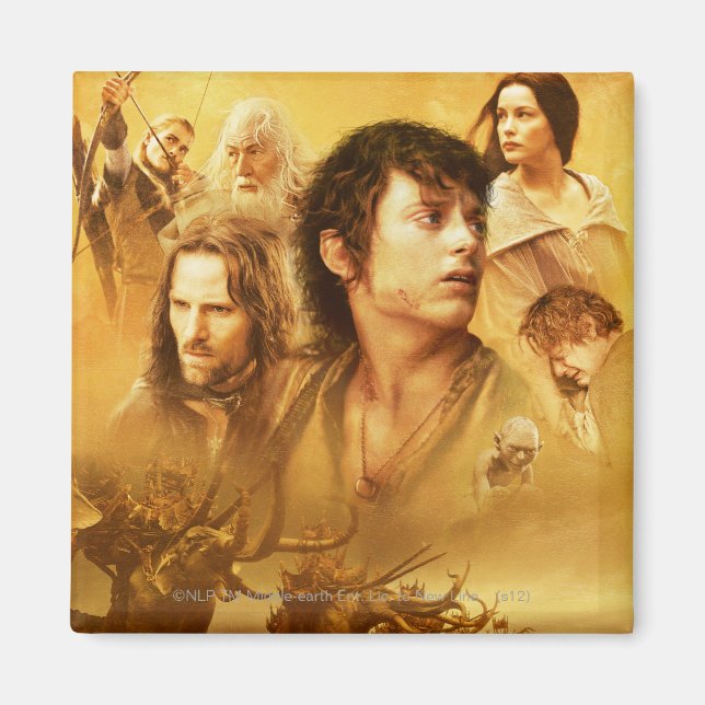 Íman Colagem de Caracteres (Frente)