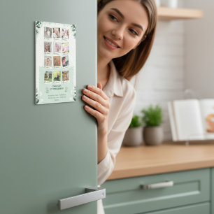 Íman Colagem de Fotografias de 1rua Ano de Viagem Perso