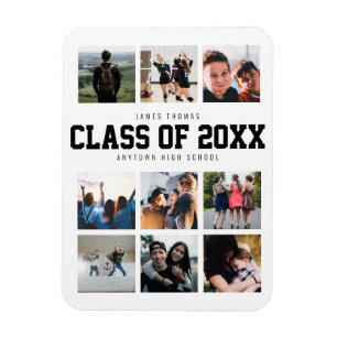 Íman Colagem de Fotografias de Manutenção de Graduação 