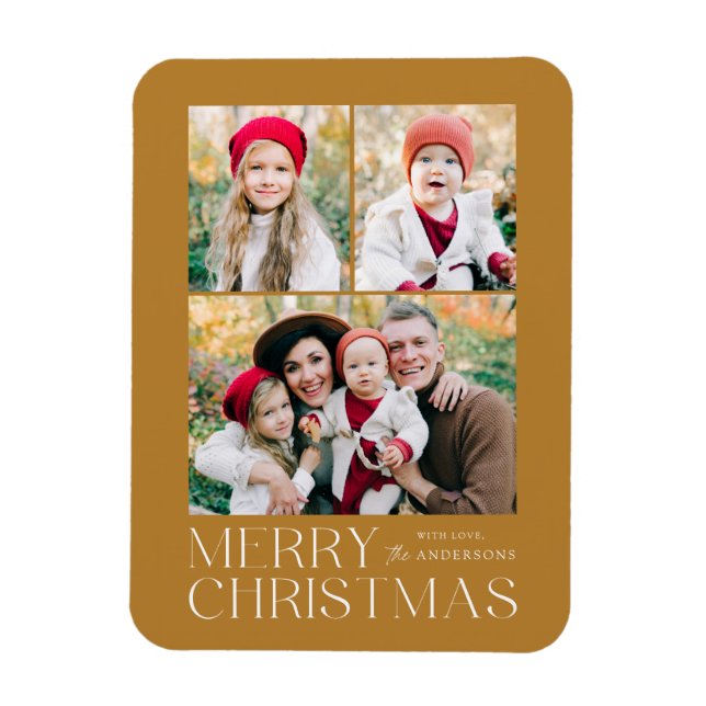 Íman Colagem de Fotografias de Natal Moderno 3 (Vertical)