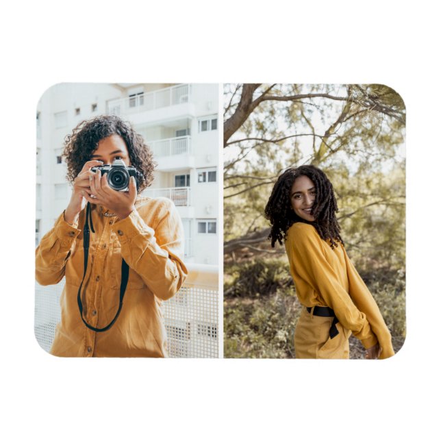 Íman Colagem de Fotografias do Design 2 (Horizontal)