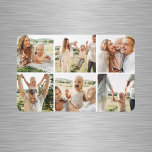 Íman Colagem de Fotografias Personalizada 6 Simples Mod<br><div class="desc">Adicione um toque pessoal ao seu espaço com o nosso moderno e simples Magnet de Colagem de Fotografias 6! Este na moda permite mostrar seis das suas fotos favoritas, criando um design único e significativo. Perfeito para o seu frigorífico, armário ou qualquer superfície magnética, combina funcionalidade com um talento pessoal....</div>