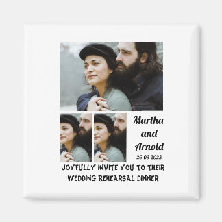Íman Colagem de Fotografias personalizada do Janto de E