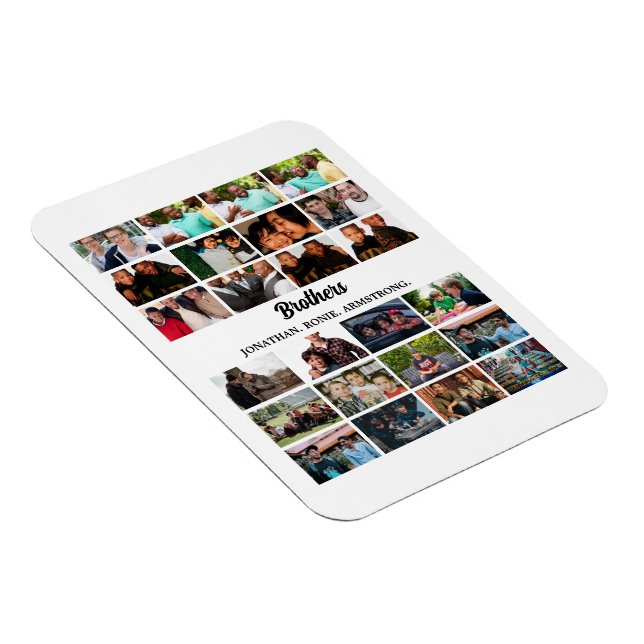 Íman Colagem de Fotografias Personalizada dos Melhores  (Lado Direito)