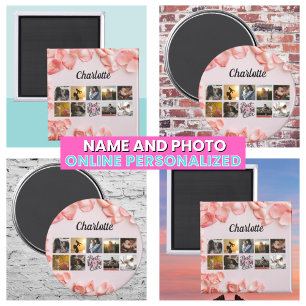 Íman Colagem de Fotos da Mãe - Melhor Mãe do Mundo