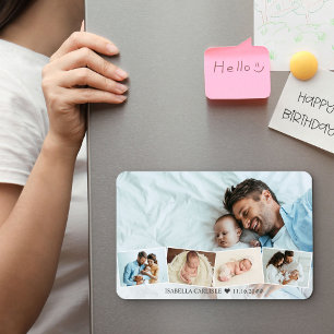 Íman Colagem de Fotos de Bebê Faixa de Fotos em Zigueza