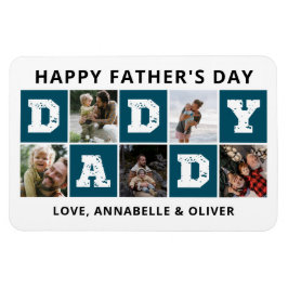 Íman Colagem de Fotos de Dia de os pais Feliz