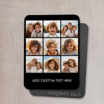 Íman Colagem de Fotos do Instagram com 9 fotos<br><div class="desc">Use suas fotos sem quadros nesta! Adicione suas fotos e instantâneos favoritos a esta faixa para obter um dispositivo de memória divertido. Uma maneira artística de mostrar seus melhores fotos de compartilhamento de fotos.</div>