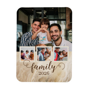 Íman Colagem de Fotos Família 4 