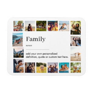 Íman Colagem de Fotos Personalizada 16