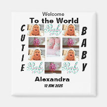 Colagem de Fotos Personalizada do New Baby 11