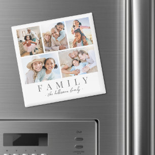 Íman Colagem de Fotos Personalizadas da Família
