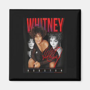 Íman Colagem de Fotos Retro Whitney Houston