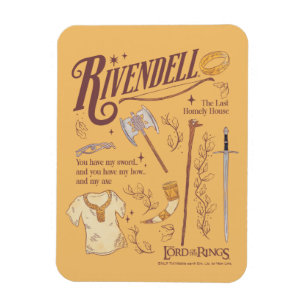 Íman Colagem Gráfica Aquarela RIVENDELL™