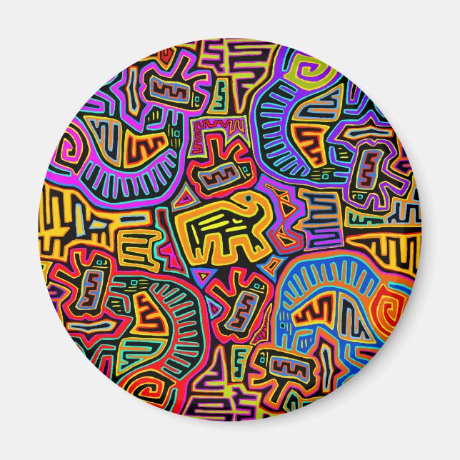 Íman Colagem Mola da Ilha San Blas (Frente)