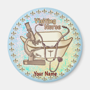 Íman Colagem personalizada do ímã Enfermeiro Visitante